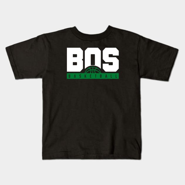 Boston Celtics Basketball Kids T-Shirt by Fresh Fan Tees